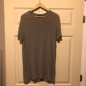 Brandy Melville Stripped Casual T-Shirt Dress